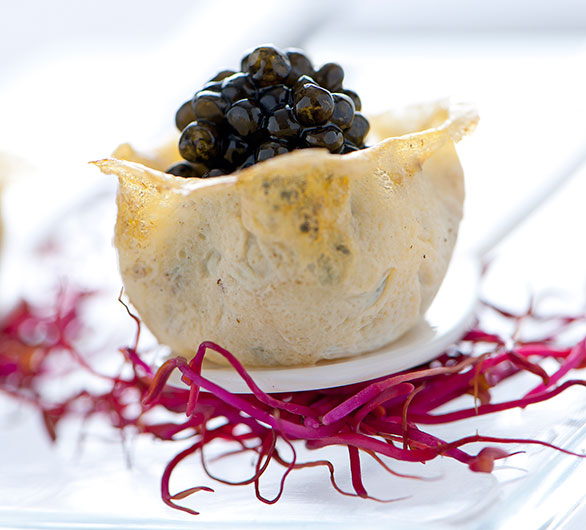 6 Cuillères En Nacre Blanche 11cm - Pour Oeufs, Caviar Et Desserts
